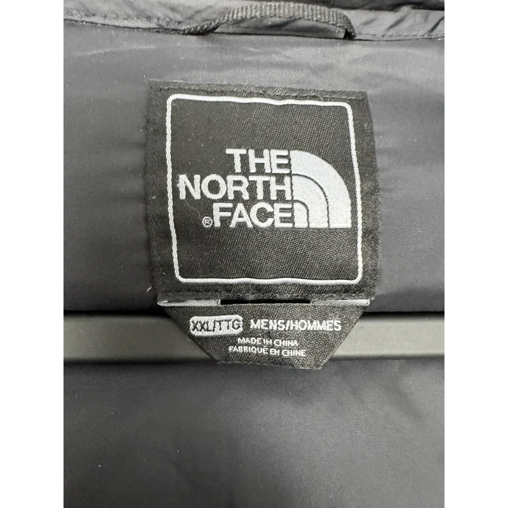 North Face 550 Puffer Jacket Mens XXL 2XL Black Goose Down Coat Hiking Trail